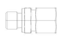 Pipe screw connector L 10 G1/4" St-phos