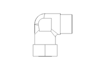 Pipe screw connector L 15 R1/2" 1.4571