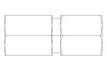 Stud  coupling L 6 M10x1 St-Zn