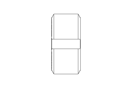 Slotted nut F DN10 1.4301 DIN11851