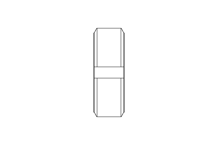 Slotted nut F DN25 1.4404 DIN11851