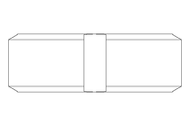 Slotted nut F DN25 1.4404 DIN11851