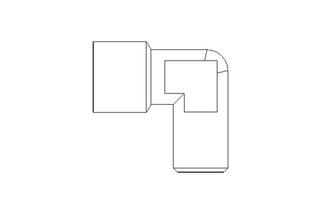 Winkelverschraubung G1/4 90 Grad