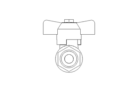 BALL VALVE G1/4" INSIDE/OUTSIDE TB112321