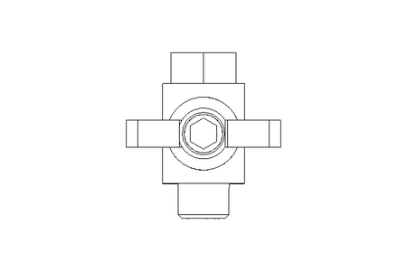 BALL VALVE G1/4" INSIDE/OUTSIDE TB112321