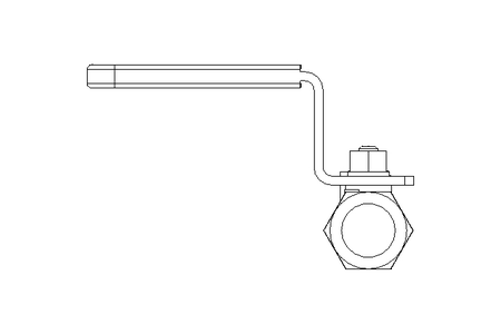 Ball valve 1/4" n100 1.4401