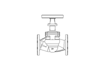 SHUT-OFF VALVE DN100 PN25/40