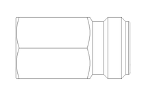 Düsenkörper 1/4T SS 1.4305