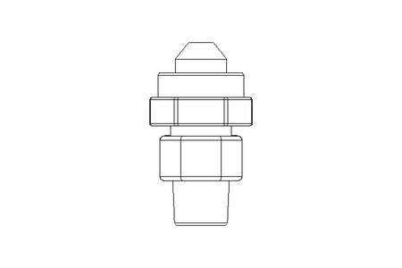 Vollstrahldüse 1/4 NPT Niro