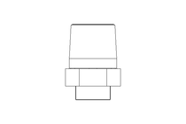 Flat jet nozzle FA1 PVDF