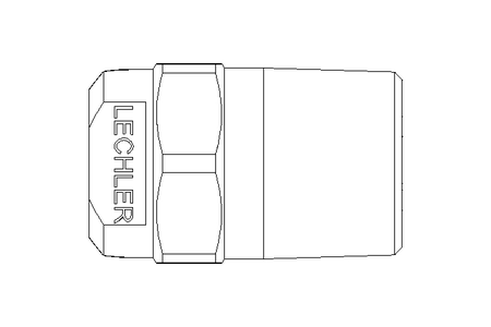 NOZZLE  632.847 PVDF