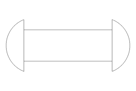 Round head rivet DIN 660 2x10 A2