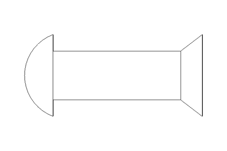 Senkniet DIN 661 3x14 Al