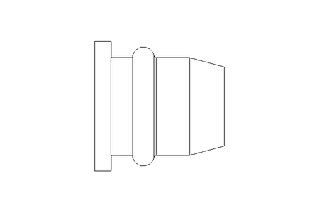 Blind rivet nut M6x9x15.5 AL