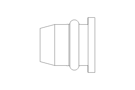 Blind rivet nut M6x9x15.5 AL