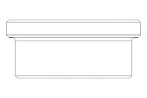 Plain bearing bush V 14x20x23x10x3