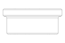 Plain bearing bush V 14x20x23x10x3