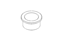 Plain bearing bush V 40x50x60x30x5