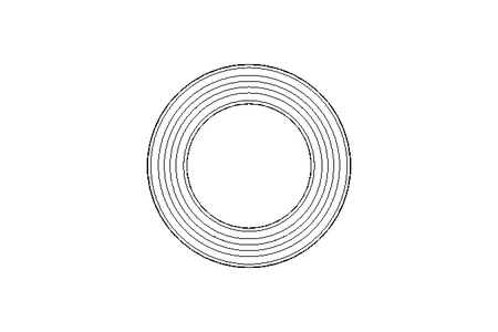 Grooved ring NG 8x13x4 NBR