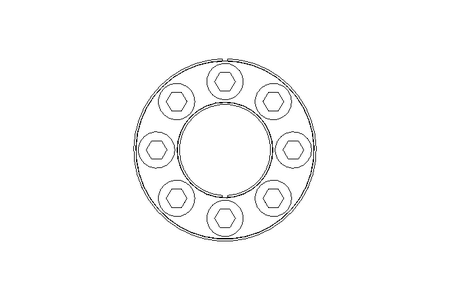 Clamping element D50 d25 380Nm