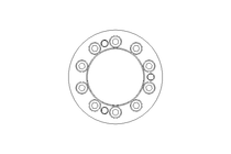 Clamping element D90 d60 2770Nm