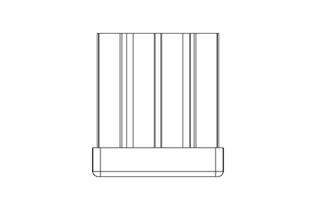 Gewindestopfen M16 für 4kt.-Rohr 50 mm