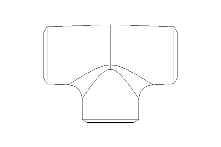 RACCORD EN T      21,3X 21,3X2