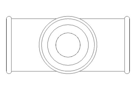 T-Stück B1 3/8" TG-Zn DIN EN 10242