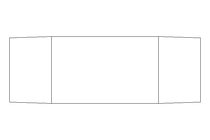 PIPE NIPPLE  1/2"x 60 mm DIN 2982