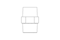 Double fitting 1/4" L24 1.4571 DIN 2990