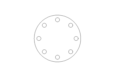 FLANGE  B 80 ND16 A2  DIN 2527