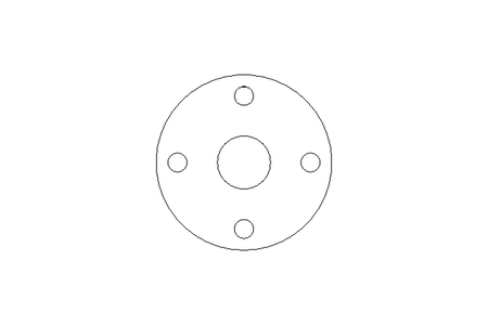 Flansch F DN50 PN10 1.4301 DIN EN 1092-1