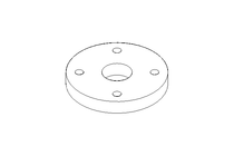 FLANGE  A DN25 / 33,7 1.0038 DIN 86041