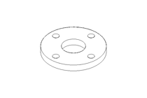 Flansch B 50 ND10 C22.8 DIN 2576