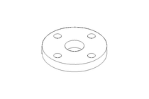 FLANGE  DN25 PN40 A2 DIN EN 1092-1