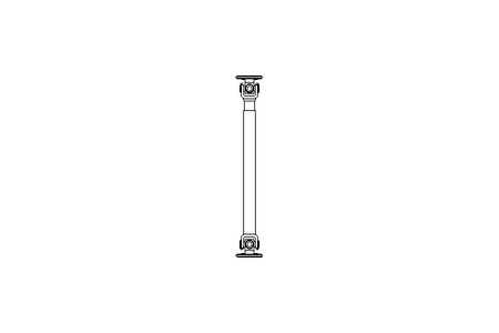 UNIVERSAL JOINT SHAFT E100/6 L= 710/ 750