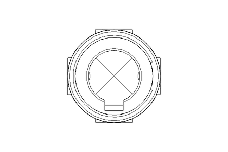 Universal joint shaft D=25 L1=130 L2=150