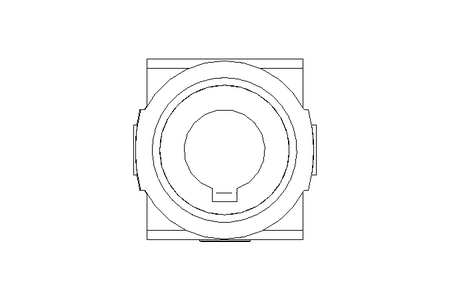 Universal joint shaft D=25 L1=158 L2=168