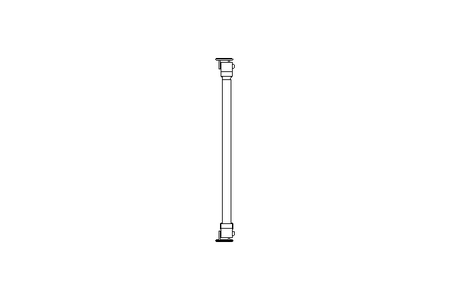 Universal joint shaft D=100 L1=1085 L2=