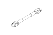 Universal joint shaft D=32 L1=430 L2=490