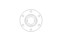 Universal joint shaft D=75 L1=267 L2=307