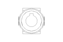 Universal joint shaft D=32 L1=1520 L2=