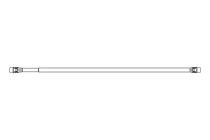 Universal joint shaft D=32 L1=1520 L2=