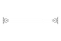 CARDA.SHAFT E100/6 L= 870/1220