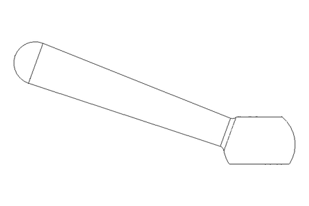 Kegelgriff M10x80 A2 DIN 99