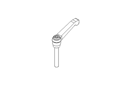 Klemmhebel M8x55