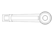 Klemmhebel M8x55