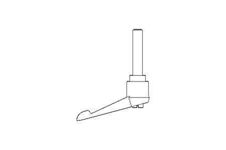 Clamping lever K adjustable S1 M6x30