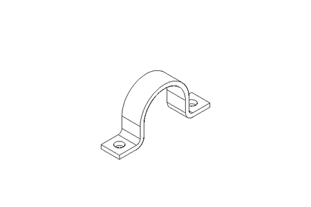 Rohrschelle D 91 DIN 1593 St-Zn