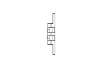 Plastic slatband chains LF820K325 B=82.5